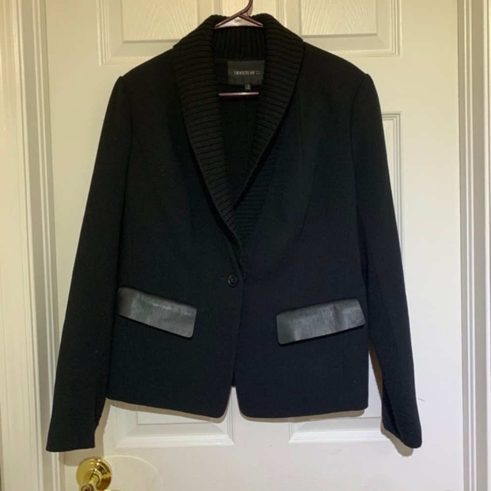 Black Lafayette 148 Sweater Jacket